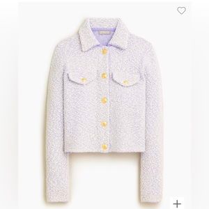 J.Crew Collared Lady Jacket Wool Bouclé size S NWT